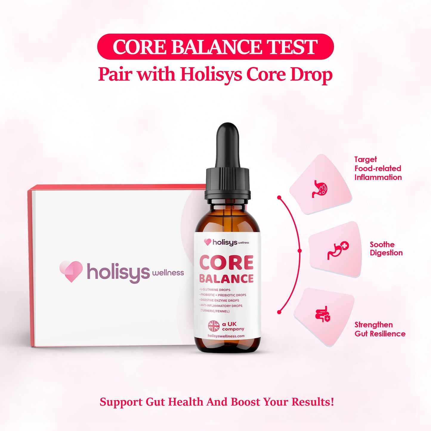 Holisys 测评与营养支持健康组合 – 敏感检测 + 定向营养滴剂