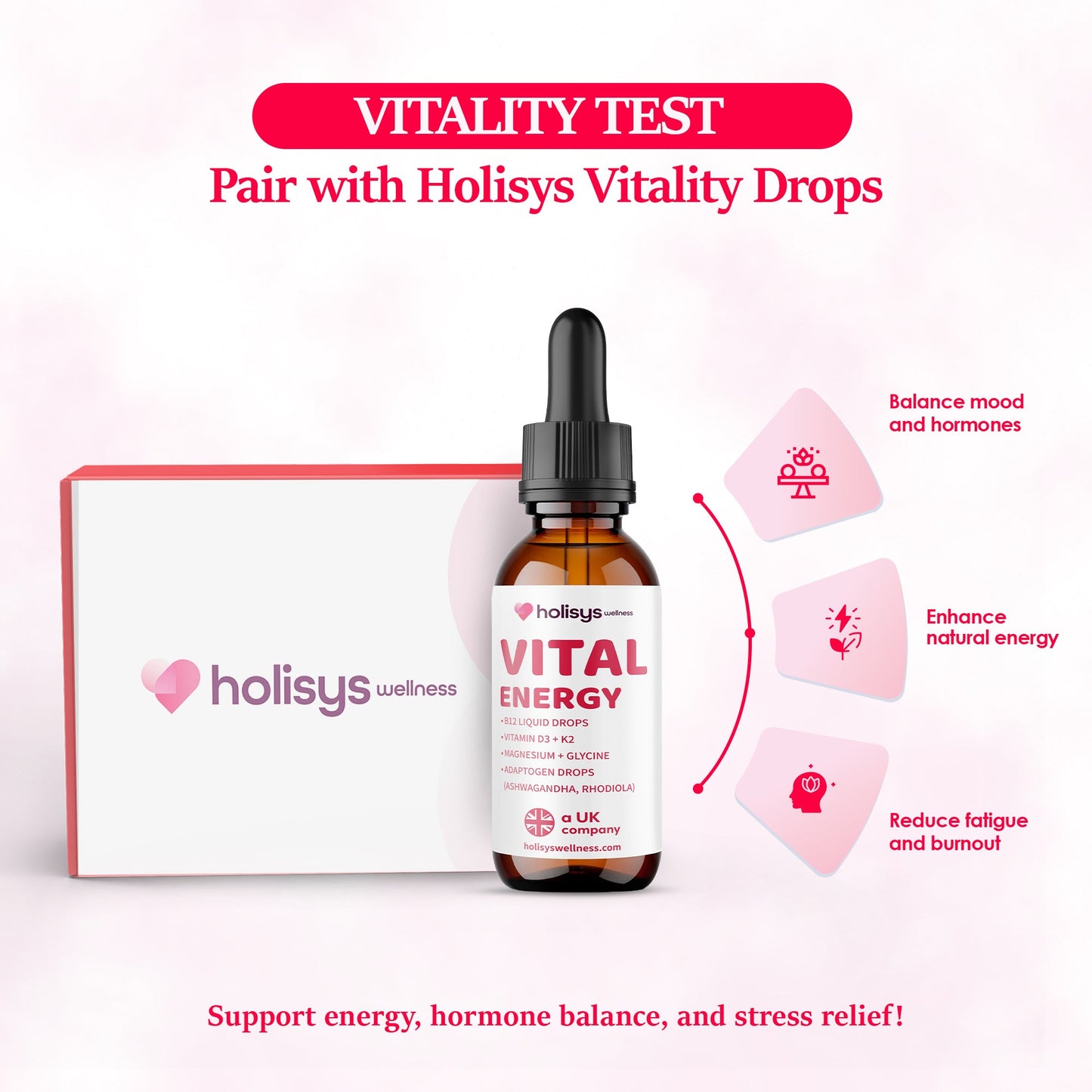 Holisys 测评与营养支持健康组合 – 敏感检测 + 定向营养滴剂