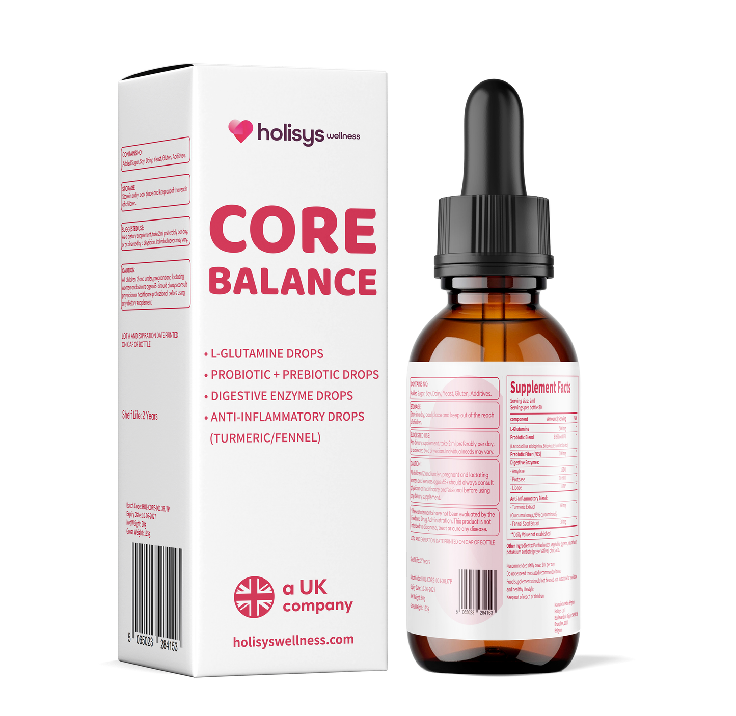 Holisys 核心配方 – 消化支持液体滴剂