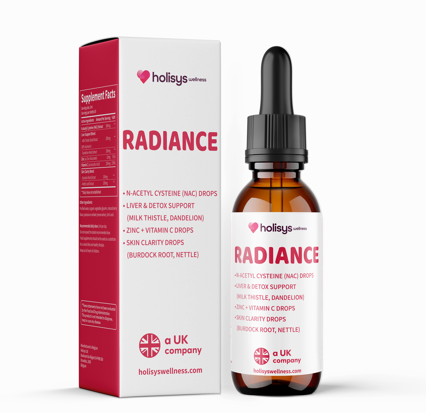 Holisys 测评与营养支持健康组合 – 敏感检测 + 定向营养滴剂