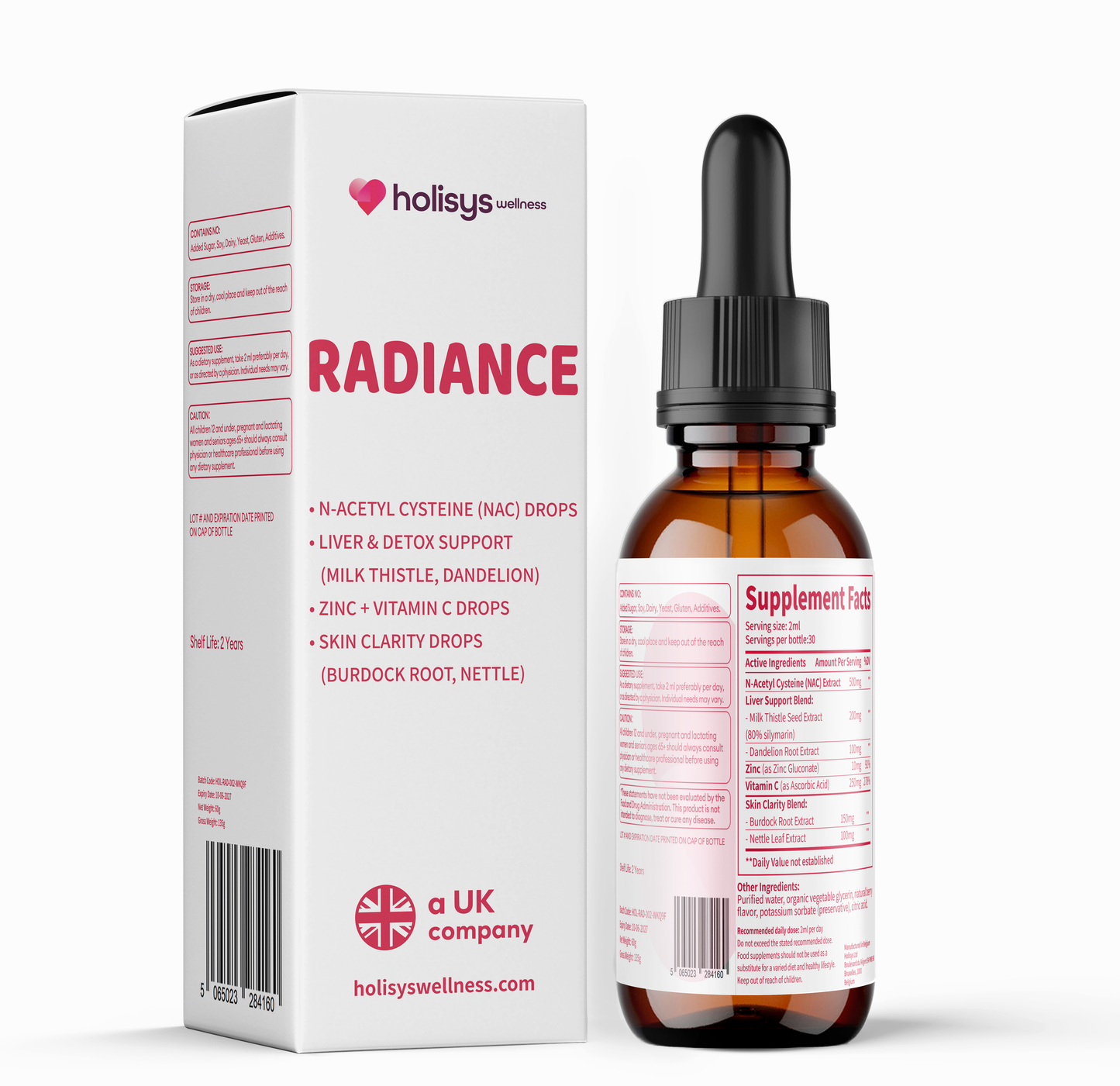 Holisys 焕采配方 – 皮肤与发质支持液体滴剂