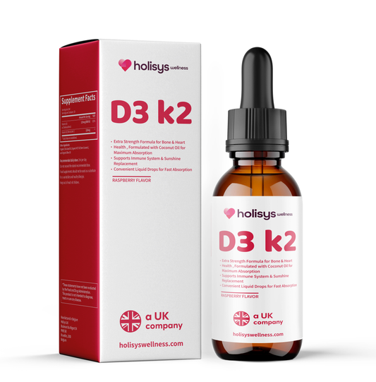 Holisys 维生素 D3 + K2 – 液体营养滴剂